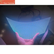 DIY P4 실내 유연한 led 패널 사용 특수 모양 디스플레이 스크린 도트 매트릭스 모듈, 없음