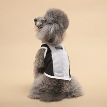 자체제작 강아지옷 시원한 쿨링에어런닝 티셔츠, 색상:블랙|사이즈:M