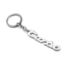 DSYCAR- 터보 자동차 금속 키 체인 열쇠 고리 펜던트 스타일링 1 개, 02 Silver