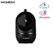 실내용 차량용 와이파이 카메라 inqmega hd 1080p 클라우드 무선 ip 인간의 가정 보안 cctv 네트워크 wifi 의 지능형 자동 호환, 1080p-블랙 32GB 추가, 협력사, EU 플러그