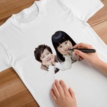 사진으로 제작하는 아동용 반팔티 주문제작