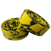 불혼바 bullhorn 핸들바 카본 픽시 로드 1 쌍 바 테이프 도로 자전거 드롭 불혼 자전거 핸들 바 테이프 편, 03 Black-Yellow