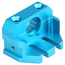 Yunbotong V6 핫엔드 마운트 3D 프린터 업그레이드 부품 모든 금속 브래킷 Ender3/V2/Ender 3 Pro/Ender 5 Pro/CR 10 Max용 (블루) 11