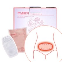 그날 생리 불편함 완화 붙이는 핫팩 쓰담패치 30매입, 1박스