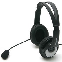 NUNUBITEL_마이크로소프트 LX-3000 헤드셋 (KH) 음악감상 교육용 게임 헤드폰 게이밍 상담용 인강용_NUB누비텔레숍, 옵션이없는_단일품목입니다