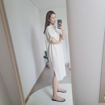 헤일리 셔츠 롱 원피스 (3컬러) 린넨 원피스