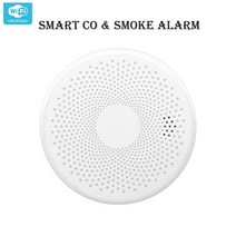이산화탄소 측정기 CO2 복합가스 측정기 배터리 전원 연기 일산화탄소 콤보 감지기, 와이파이 1pc