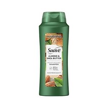 Suave 수아브 아몬드 시어버터 헤어 샴푸 드라이 파라벤 프리 염색 828ml, 28 Fl Oz (Pack of 1)