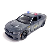 티블루 마이스토 파워레이서 1:43 슈페리어 폴리스 2018 닷지 차저 미니카 모형 자동차 장난감 풀백, 단품