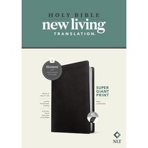 (영문도서) NLT Super Giant Print Bible Filament Enabled Edition (Red Letter Leatherlike Black Indexed) Imitation Leather, Tyndale House Publishers, English, 9781496458155
