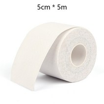 5cm x 5m Kinesiotape 탄성 접착 붕대 근육 테이프 축구 운동 요법 스포츠 테이핑 응급 처치 무릎 팔꿈치 받침대 홈, [01] white