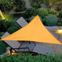 트라이앵글 삼각타프 렉타 방수타프 텐트천막 그늘막, 삼각타프-오렌지