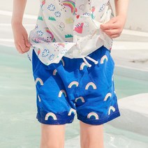 미니도우 레인보우 남아 여아 유아 주니어 초등학생 아동 여름 반바지