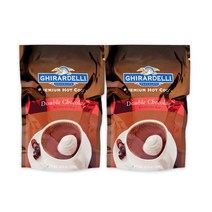 기라델리 핫 코코아 믹스 더블 초콜릿 핫초코 분말 쉐이크 초코음료 298g(10.5oz)x2