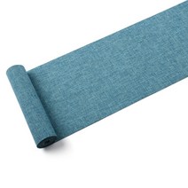 린넨 테이블 러너 Q104, 블루, 4인용(20 x 210 cm)
