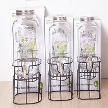 미니 워터바 워터 디스펜서 보틀 생수 음료 유리 탄산 주스 물통 셀프 빵집 호텔 카페, 미니워터바 5L