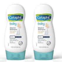 세타필 키즈 워시 & 샴푸 페이스 & 바디 올인원클렌저, 2개, 230ml