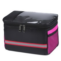 미니벨로가방 한강 미니백 자전거 리어백 새들백 가방 사이클링 프론트 튜브 핸들 바 바구니, 01 19X18X12X11CM, 04 rose red