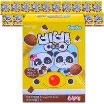 바스락 빙빙 초코 53.4g x 20곽 (박스), 20개, 01_빙빙 초코맛 1box(53.4gx20곽)