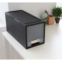 화인 블랙 스텝 서랍박스 18(1단)