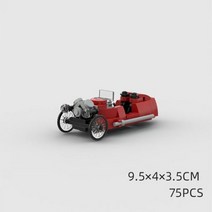 창작 MOC 클래식 자동차 모델 블럭 레트로 스포츠 레고레이서 DIY 블럭 완구 생일 선물, Model 5