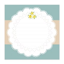 마음새 레이스 메모지 / 떡메모지 미니편지지