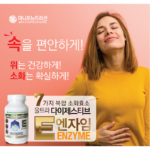 입맛 돋구는 위영양제 이석증에 좋은 영양제 MANITOUNUTRITION ultra Digestive Enzymes E, 3병, 90캡슐