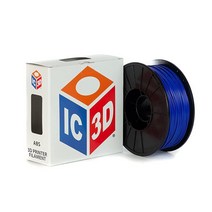 IC3D 오렌지 1.75mm ABS 3D 프린터 필라멘트 - 1kg 스풀 - 치수 정확도 +/- 0.05mm - 전문가 등급 3D 인쇄 필라멘트 - 미국에서 제작, 1 kg_Blue