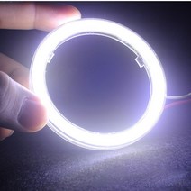 수입차 부품 주간 주행 헤드 라이트 램프 자동차 천사 눈 Led 헤일로 링 DRL 12V 60MM 70MM 80MM 90MM 100MM 110MM 120MM 2 개, [06] 110mm