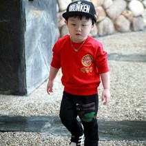 이유까까 아동용 해병대 상하세트