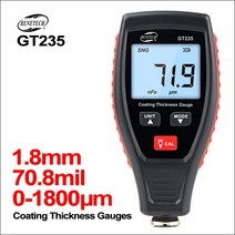 두께측정기자동차 페인트 장비 코팅 두께 게이지 페인트 두께 게이지 미터 페인트 깊이 게이지 테스터 0 ~, 01 GT235-BEN-SIM