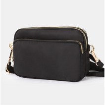 여성 베이직 쓰리포켓 여성스러운 미니크로스백 룩