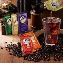 헬리빈 [원더커피] 더치커피 5종원두 혼합100팩 (30ml*100팩), 1, 없음/없음/없음