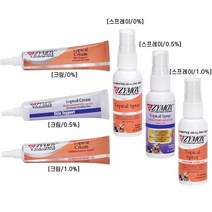 Zymox 자이목스 토피컬 크림(28g) 스프레이(56ml) 반려동물 피부연고 / Zymox Topical, 스프레이, 1.0%  56g