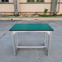 프로파일 작업대 알루미늄 테이블 다이 정전기 방지 공장 조립 포장대 검사 선반 책상 1500, 알루미늄 프로파일 80x60x75