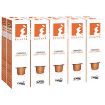 에카페 캡슐커피 끄레모소 100개-카피탈리시스템 전용 Ecaffe 100 Coffee Capsules Cremoso, 100개