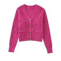 자라 ZARA 스타일 니트스웨터 팔부 코트 3859134
