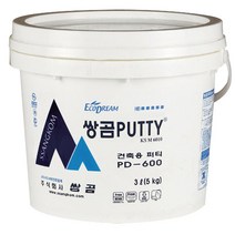쌍곰 건축용퍼티 쌍곰퍼티PD 600 5kg 반품불가, 1개