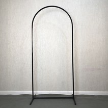 장미아치 웨딩아치 정원조형물 - 금속 철 원형 아치 웨딩 아치 배경 프레임 소품 활, h2m(78.7인치), 검은색