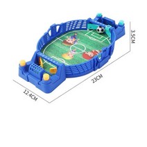 축구 풋살 훈련 연습 미니골대 스포츠 경쟁 파티 2 인 전투 테이블 테이블 게임 미친 축구장 남자 아이 장난감, D blue