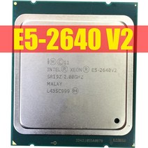 인텔 제온 E5-2640 V2 CPU E5-2640V2 8 코어 LGA2011 서버 E5 2640V2 2640 100% 정상 작동