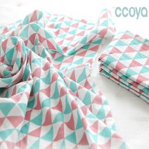 [꼬야] CCOYA 100% 천연 코튼 다용도 거즈타올, 트라이앵글 베이지