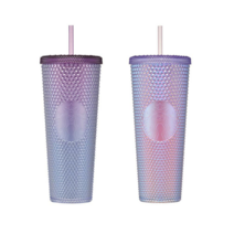 스타벅스 22 체리블라썸 퍼플빔/ 핑크빔 스터드 콜드컵 710ml