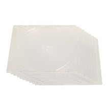 컴코스)CD케이스(슬림 투명 10P) 생활용품 사무용픔 CD케이스 DVD케이스 문구용품