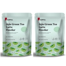 컵풀 제주 녹차라떼 파우더 500g 분말, 2개 13500원