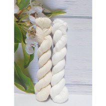 타래실 장수실타래 화이트 (백색) 아이보리 20cm (5개 한묶음), 화이트(백색)