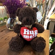스팟 스웨터 테디 베어 인형 큰 포옹 곰 봉제 장난감 웨딩 그랩 기계 인형 도매봉제인형 문어인형 강아지인형 애착인형, 50cm, Holding heart dark
