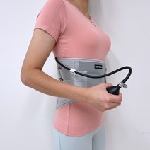 익스페라 에어포켓 허리보호대 허리복대 헬스 벨트 척추 지지대 압박 밴드, 블랙, 포함