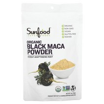 선푸드 Sunfood 슈퍼푸드 블랙 마카 분말 113g(4oz) US직배송, 1PACKAGE, 상세설명 내 표시사항 참고