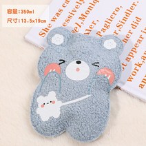 주방온수기 냉온수기 만화 봉제 곰 뜨거운 물병 물 충전 테디 벨벳 작은 휴대용 학생 손을 따뜻하게 하는, 01 aaa